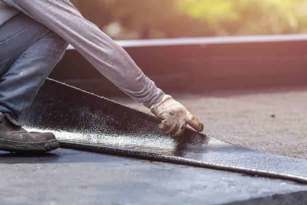 Professional Exterior Waterproofing technician working in Mount Cory, OH